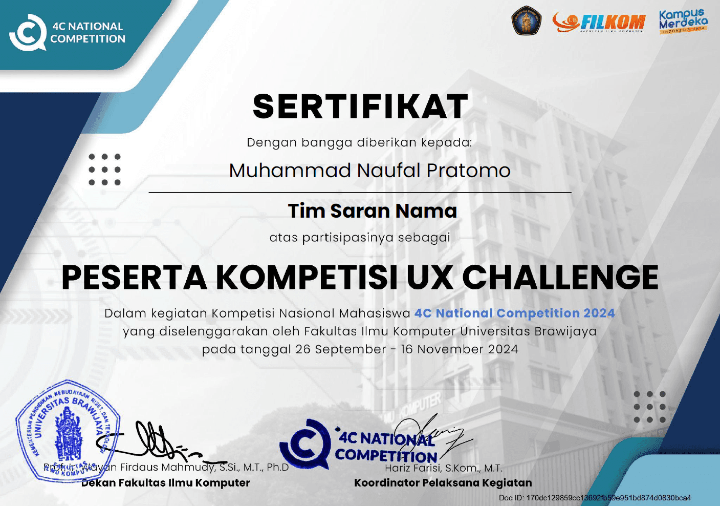 4C National Competition